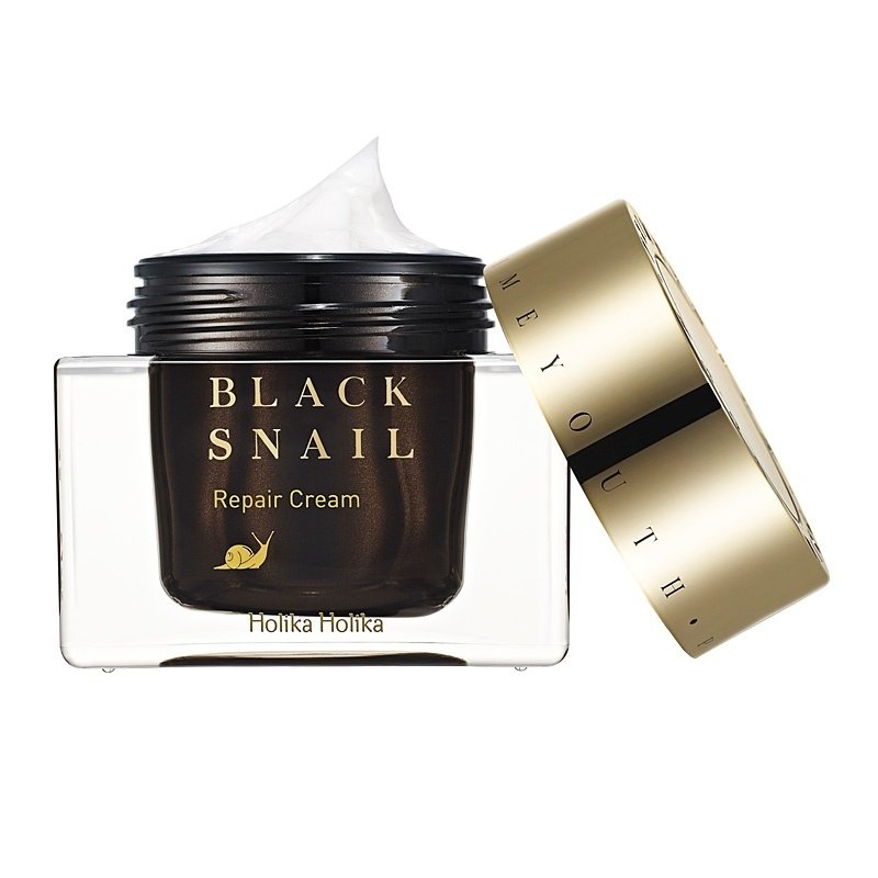 Holika Holika Prime Youth Black Snail Repair Cream – veido kremas
